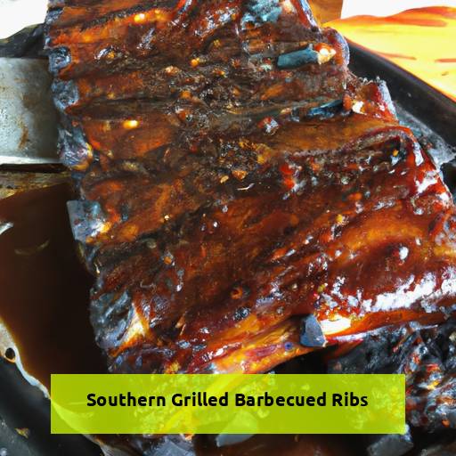southern grilled barbecued ribs